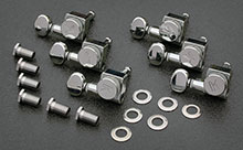 KLF-3805CL - Kluson Chrome Locking Tuners For American Series Strat
