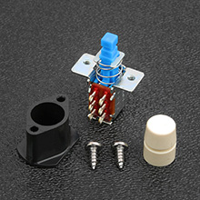 002-0803-000-KIT - Fender® Deluxe Player, Jeff Beck and Elite Strat® DPDT Push-Push Button Switch Kit