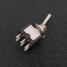 060-338 - DPDT On/On Mini-Toggle Switch, 1/4'' Mounting