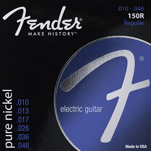 073-0150-406 0730150406 - Fender Original 150R Pure Nickel Ball End Regular Electric Guitar Strings