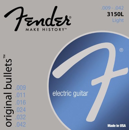 073-3150-403 0733150403 - Fender 3150L Original Bullets Pure Nickel Light Electric Guitar Strings
