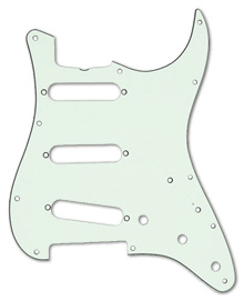 099-1343-000 - Fender '62 Stratocaster Mint Green 3 Ply Pickguard