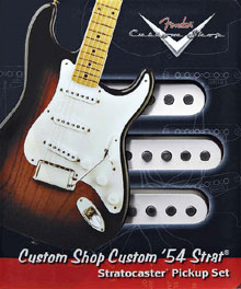 099-2112-000, 0992112000 - Custom Built Complete Strat Pickguard Assembly Fender Custom Shop Custom '54 Strat Pickup Set