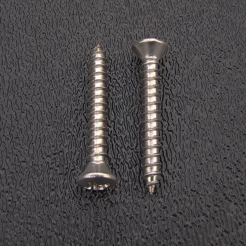 Stainless Steel Phillips Oval Head Strap Button Mounting Screws