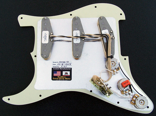 099-2114-000, 0992114000 - Fender Custom Shop Custom 69 Complete Strat Pickguard Assembly