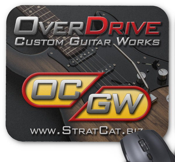 OverDrive Custom Guitar Works Mouse Pad