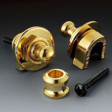 Schaller 14010501 / 447 Gold Security Strap Lock Kit