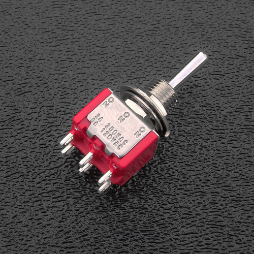 SW7211 DPDT On-On-On Mini-Toggle Switch